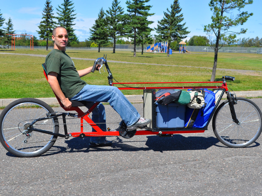 DutchMan Cargo Bike - suspension cargo bike